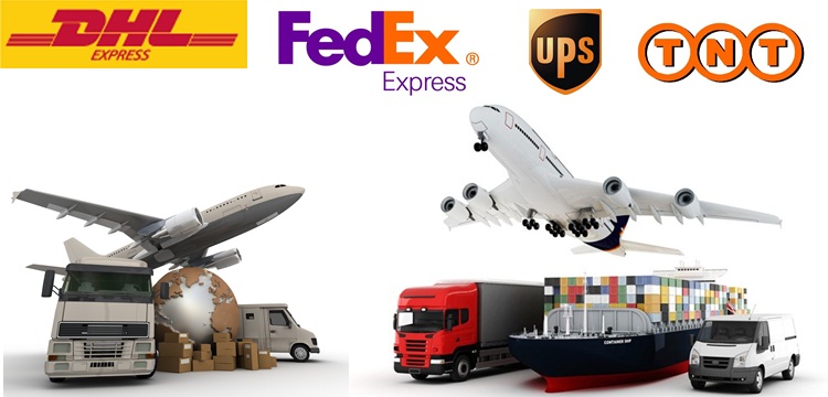spedizioni bagagli valigie roma con Fedex-DHL-UPS-TNT